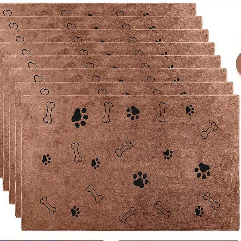 Dog Towels,Quick-Dry Microfiber - Absorbent Pet Bath & Paw Cleaning Cloths for Medium Breeds, 40X24 Inch