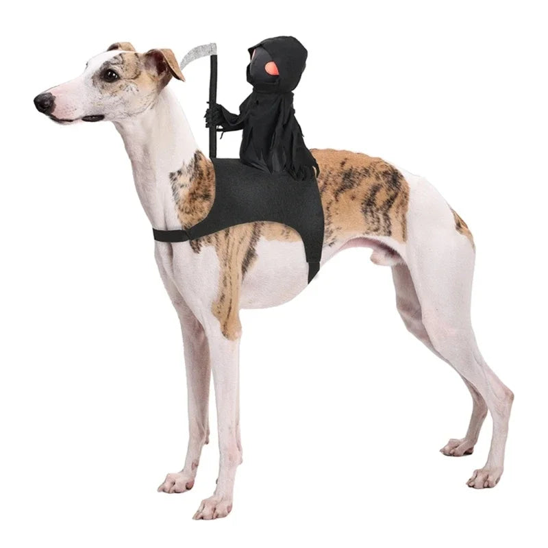 Festival Dog Outfits Pet Dog Halloweens Clothes Make up Skeletons Dog Costumes for Medium Large Dogs