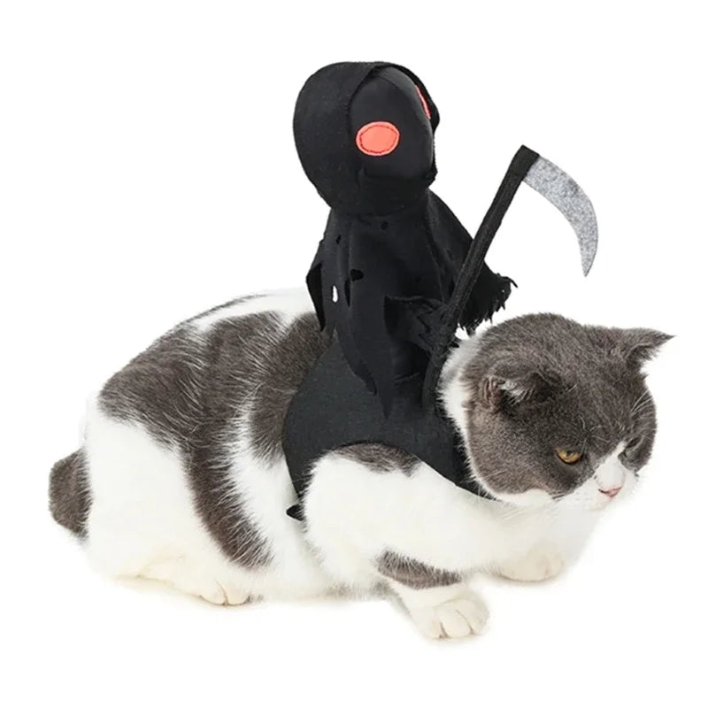 Festival Dog Outfits Pet Dog Halloweens Clothes Make up Skeletons Dog Costumes for Medium Large Dogs